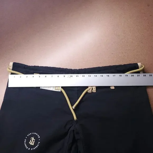 War Tribe Equilibrium Premium Jiu Jitsu Gi Pants Women W3 Black Gold Martial Art - Picture 5 of 11